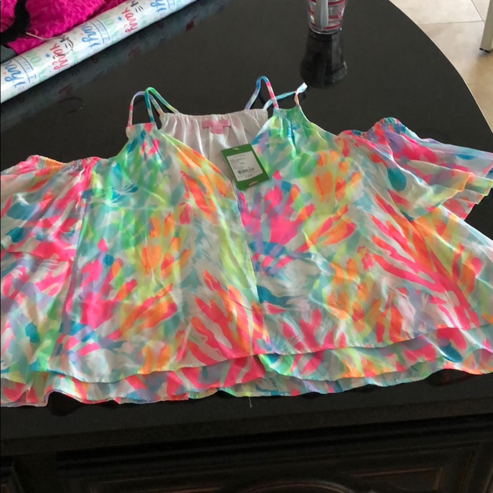 NWT Lilly pulitzer bellamie top in sparkling sands